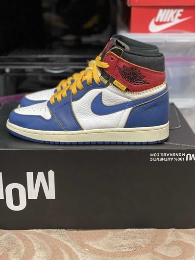 Union × Nike Air Jordan 1 Retro High OG NRG "Storm Blue/Varsity Red"