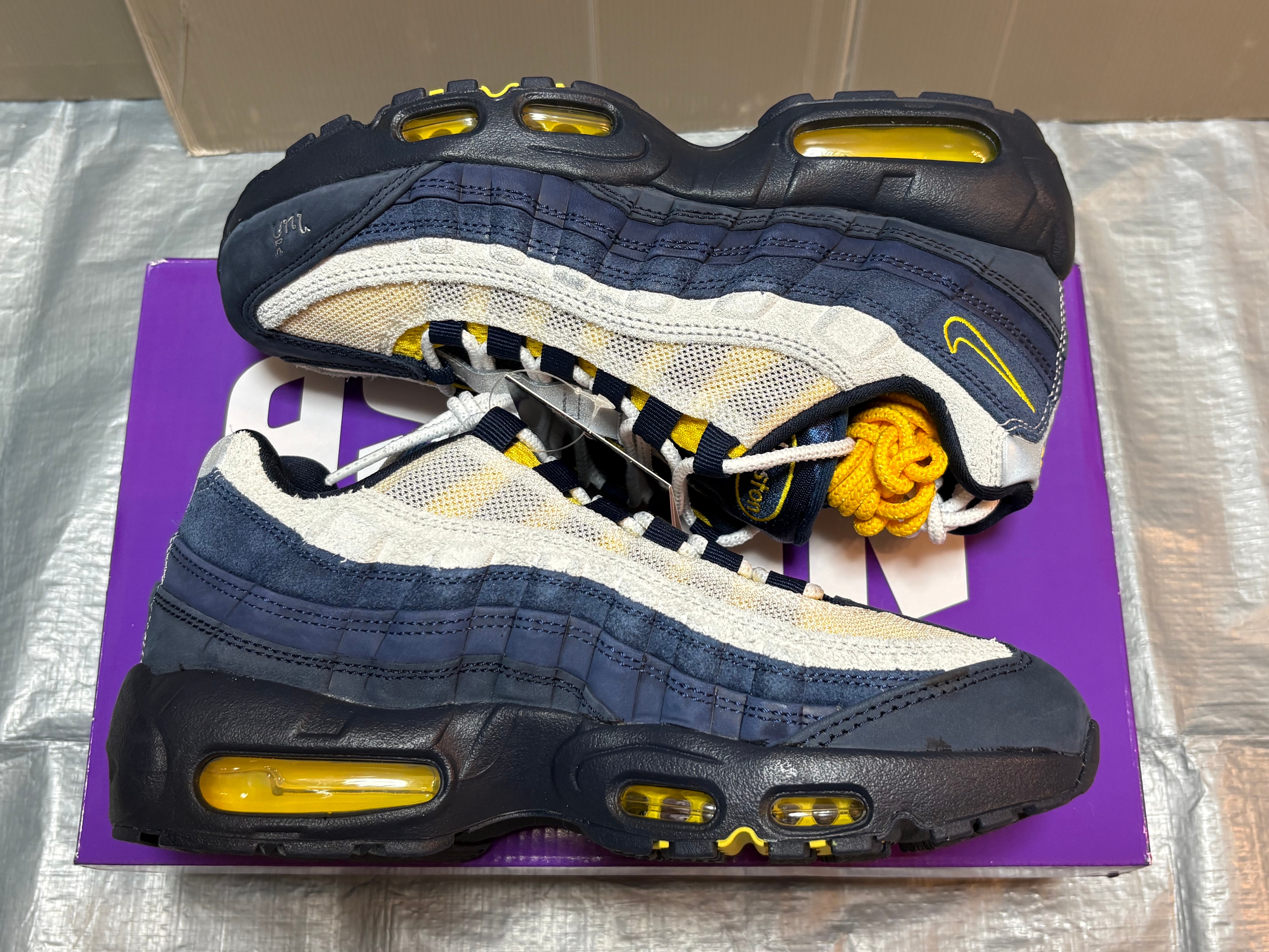 Eric Koston × Nike SB Air Max 95 "Obsidian and Speed Yellow"