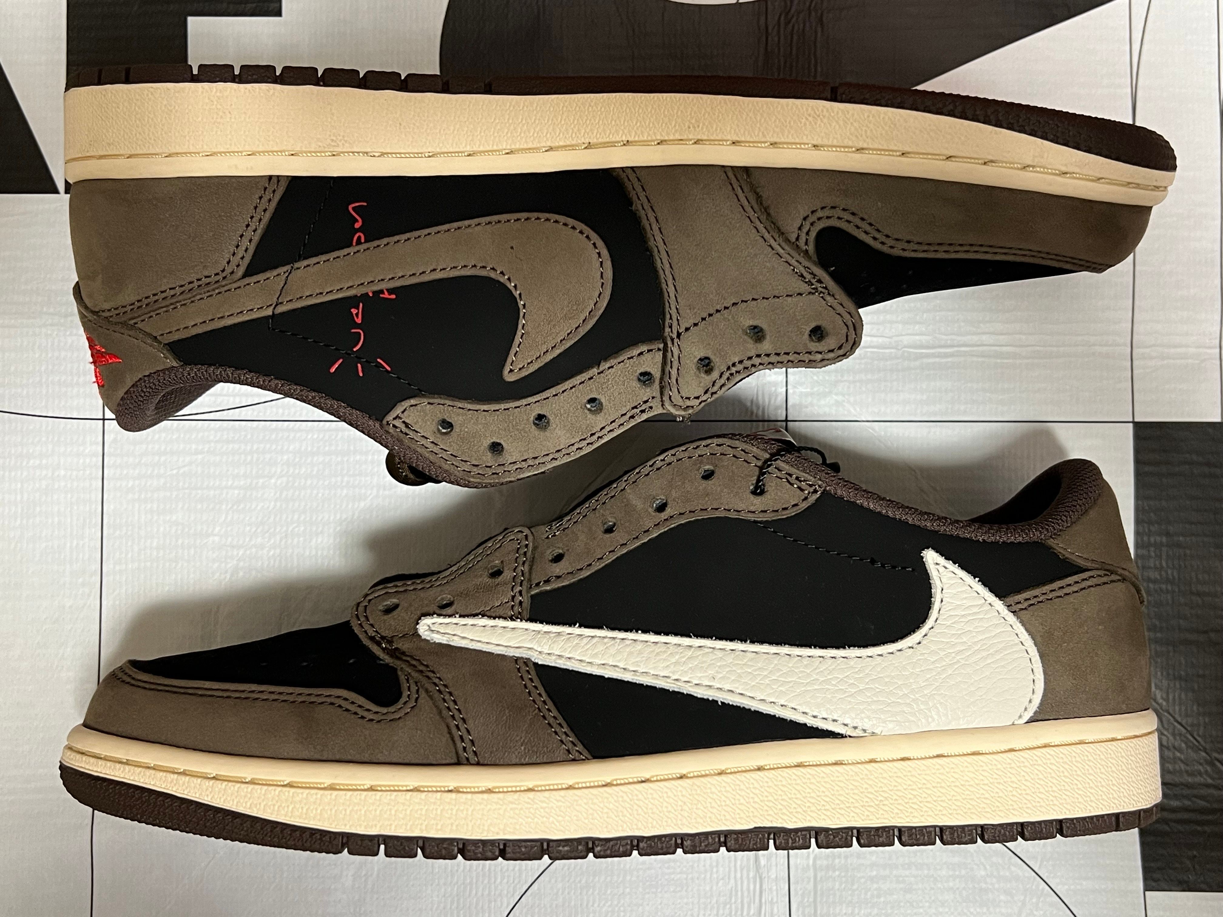 Travis Scott × Nike Air Jordan 1 Low OG SP-T "Black/Dark Mocha"
