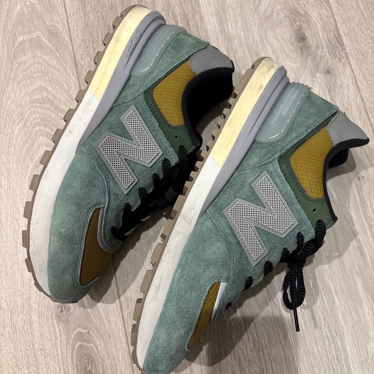 Stone Island × New Balance 574 Legacy "Green Clay"