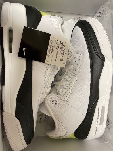 Fragment × Nike Air Jordan 3 "White/Black"