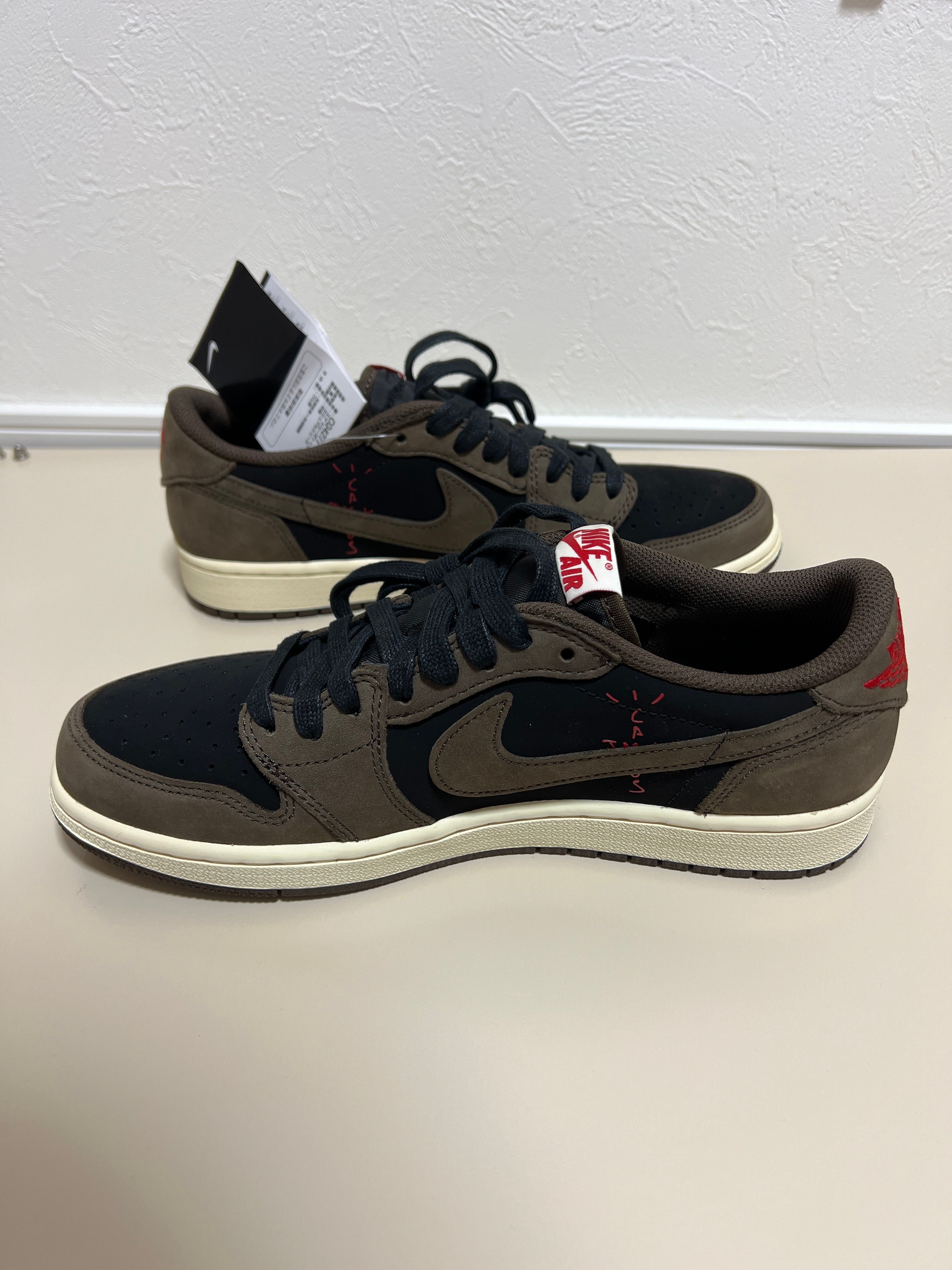 Travis Scott × Nike Air Jordan 1 Low OG SP-T "Black/Dark Mocha"