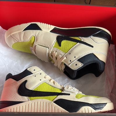 Travis Scott × Nike Jordan Jumpman Jack TR CJ1 T-Rexx "Bright Cactus"