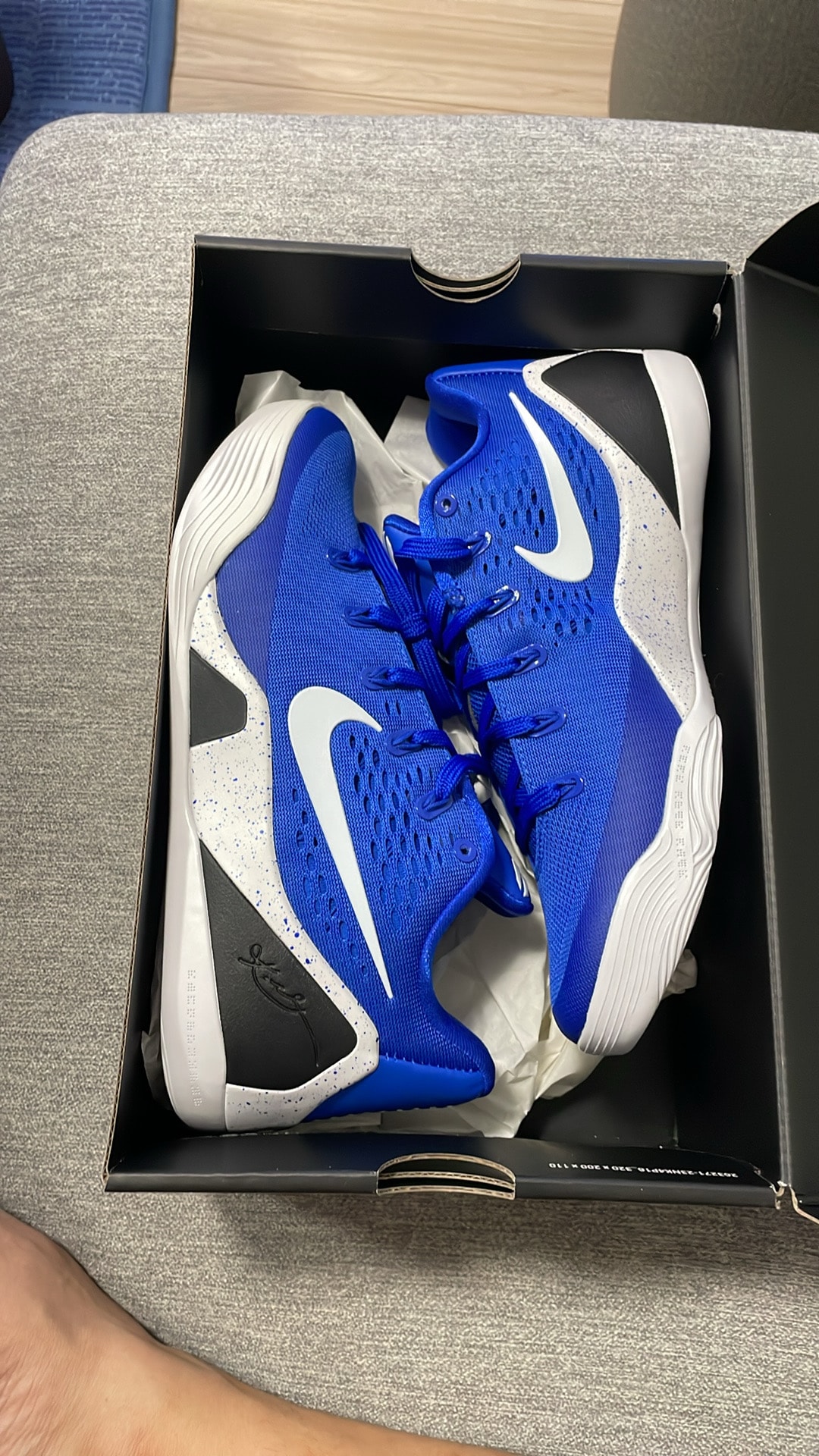 Nike Kobe 9 Elite Low Protro "Game Royal/White"
