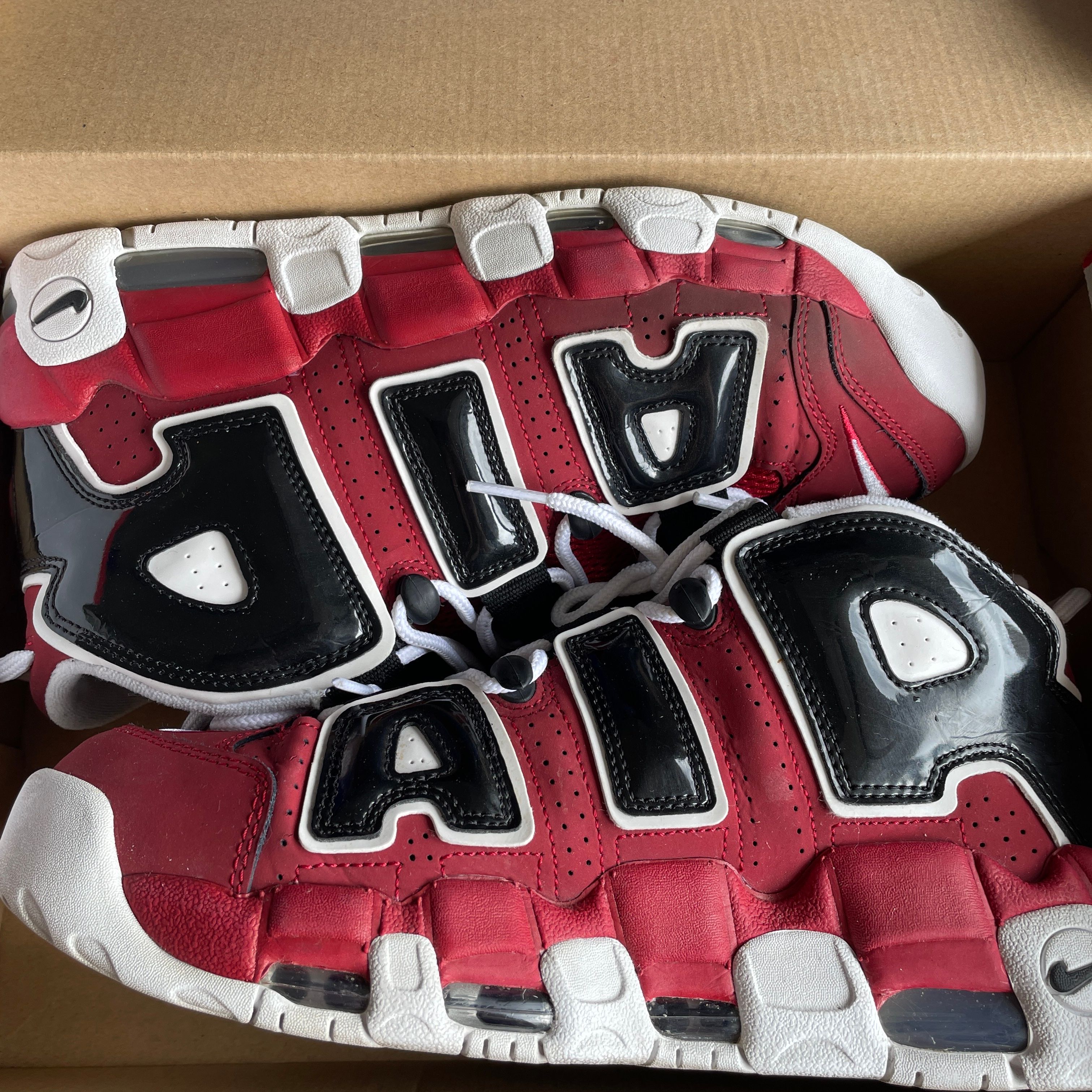Nike Air More Uptempo ’96 "Black and Varsity Red" (2021)