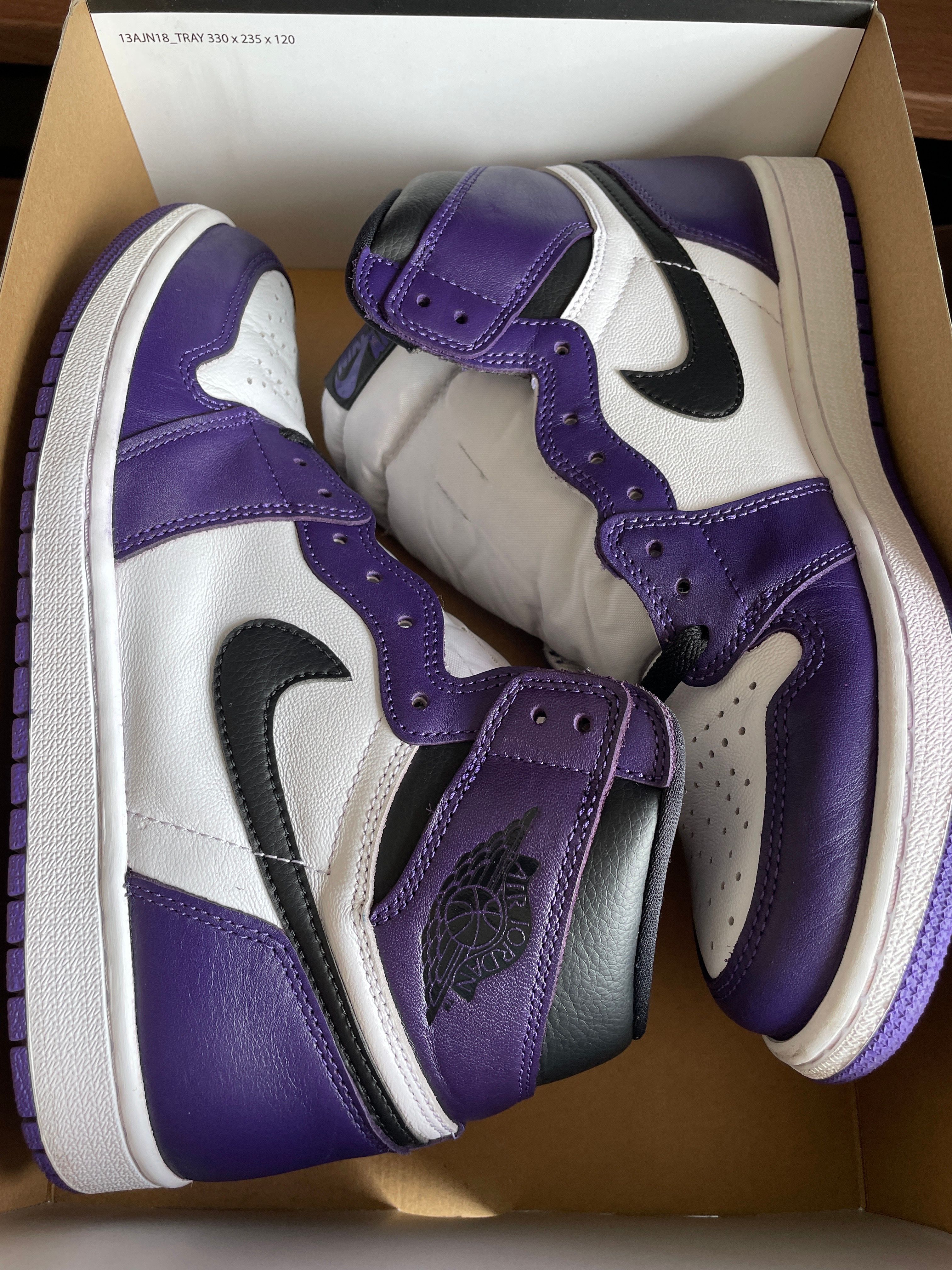 Nike Air Jordan 1 Retro High OG "Court Purple White/Black" (2020)   