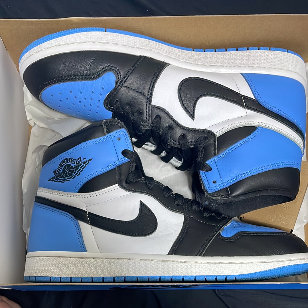 NIKE AIR JORDAN1 ユニバーシティブルー27.5㎝ ナイキ エアジョーダン1 レトロ ハイ OG 