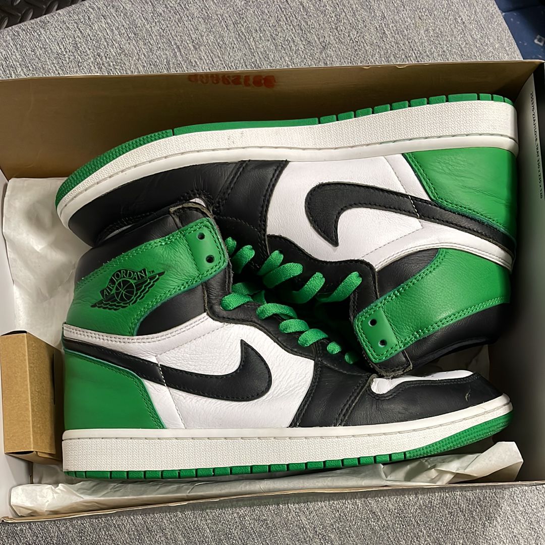 Nike Air Jordan 1 Retro High OG "Celtics/Black and Lucky Green" (2023)