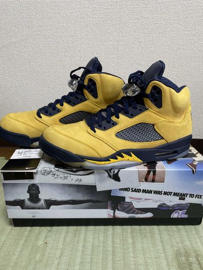 NIKE AIR JORDAN 5 "MICHIGAN"