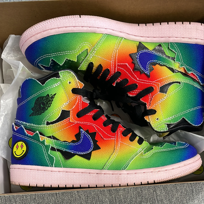 J Balvin × Nike Air Jordan 1 High OG "Rainbow"