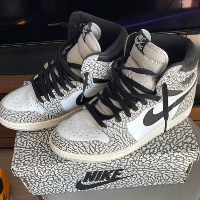Nike Air Jordan 1 High OG "White Cement/Safari"
