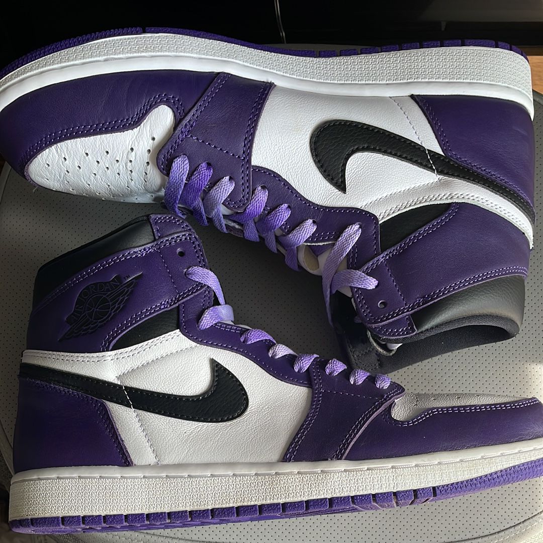 Nike Air Jordan 1 Retro High OG "Court Purple White/Black" (2020)