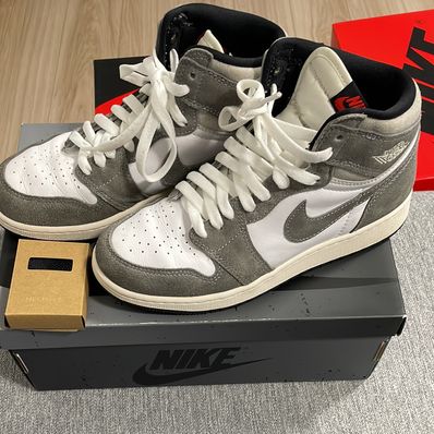 Nike GS Air Jordan 1 Retro High OG "Black and Smoke Grey"