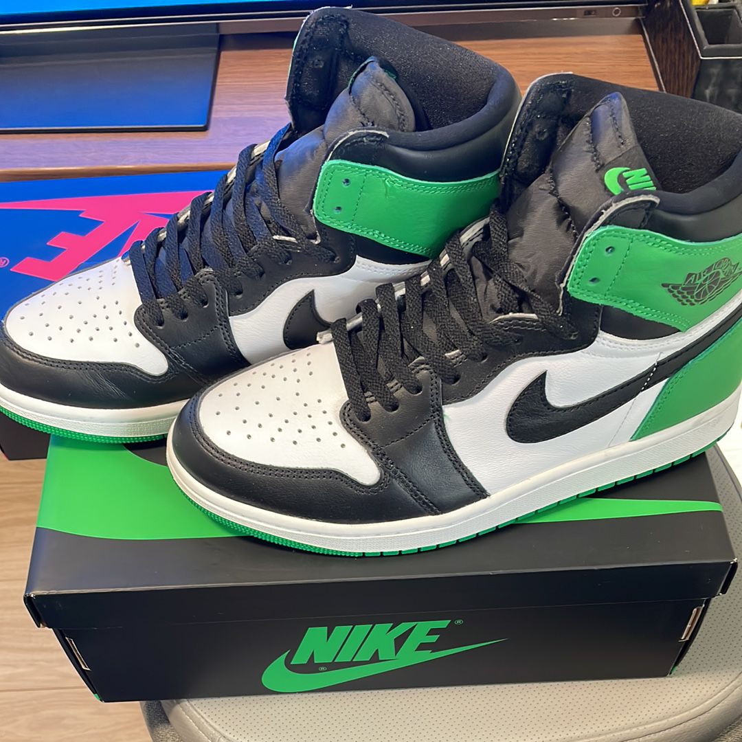 Nike Air Jordan 1 Retro High OG "Celtics/Black and Lucky Green" (2023)