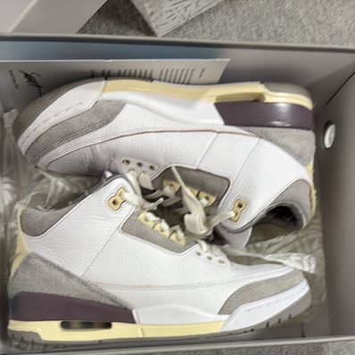 A Ma Maniere × Nike Women's Air Jordan 3 Retro SP "White/Medium Grey Violet Ore"
