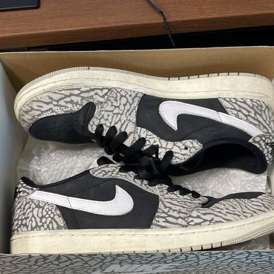 Nike Women's Air Jordan 1 Retro Low OG "Black Cement"