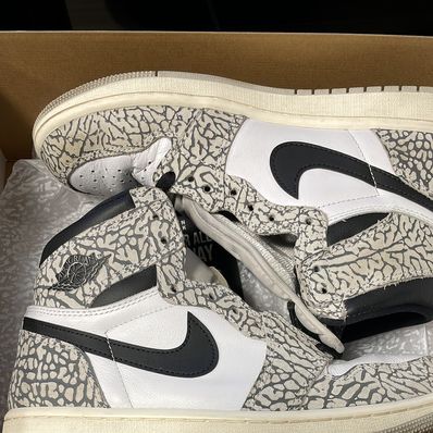 Nike Air Jordan 1 High OG "White Cement/Safari"