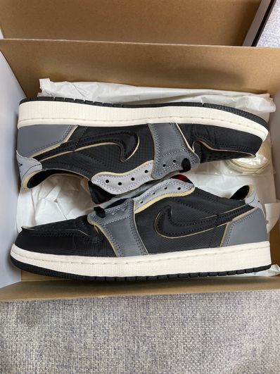 Nike Air Jordan 1 Low OG EX "Black and Smoke Grey"