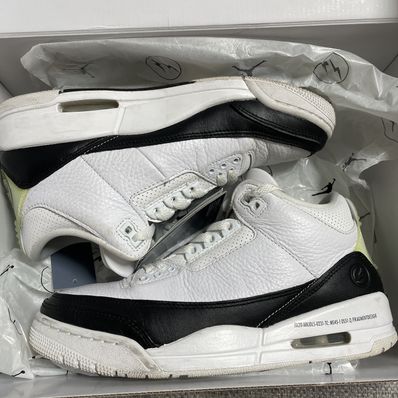Fragment × Nike Air Jordan 3 "White/Black"