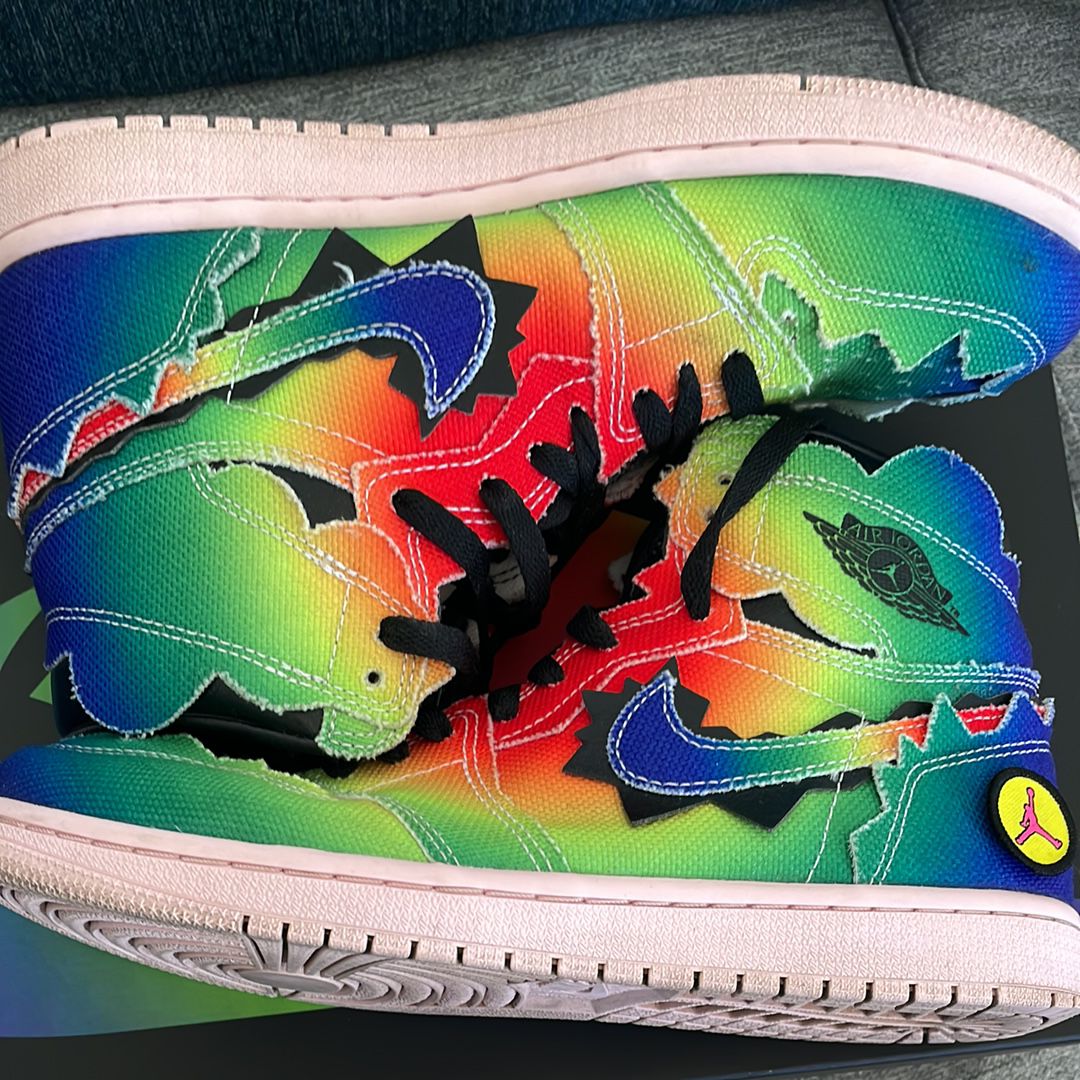 J Balvin × Nike Air Jordan 1 High OG "Rainbow"