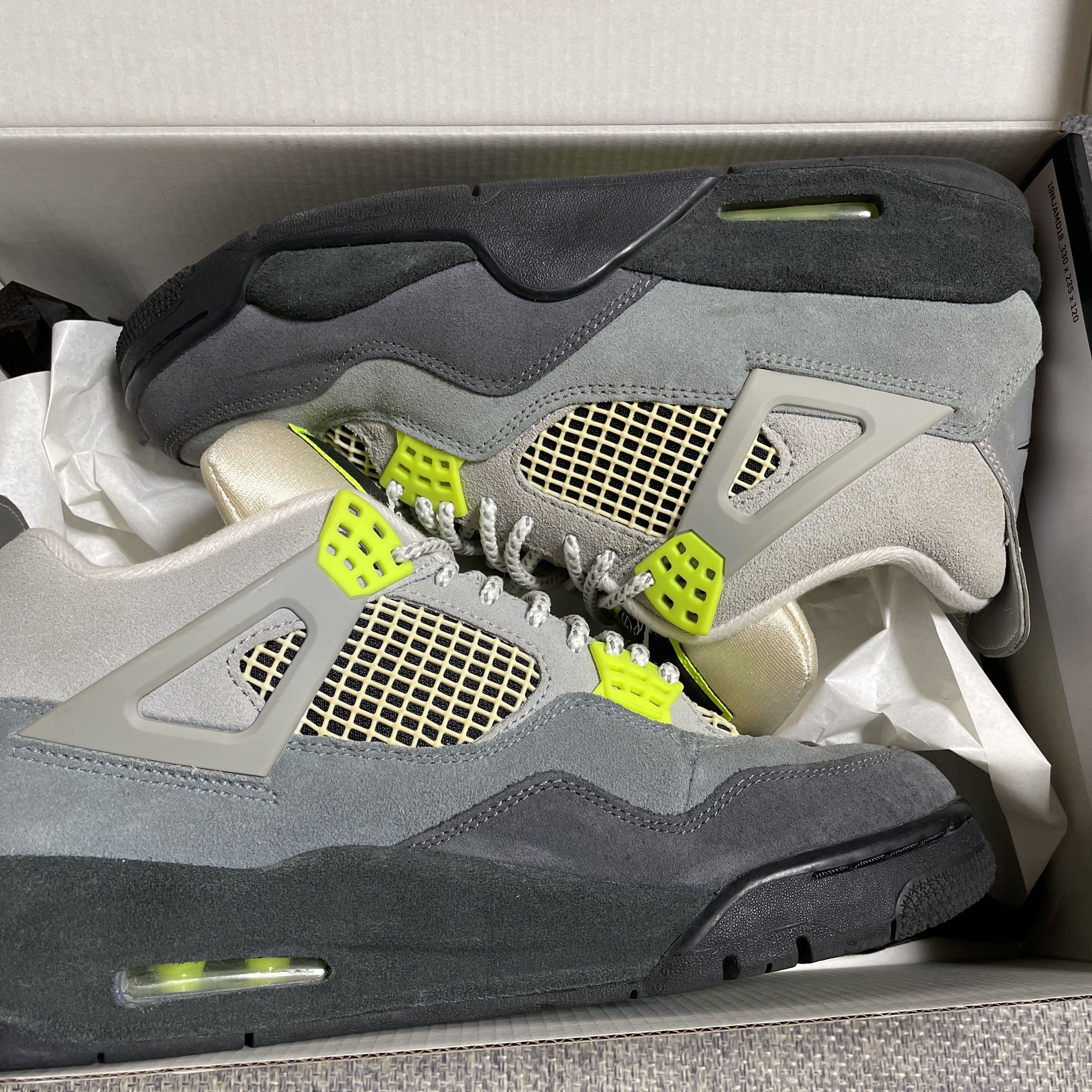 NIKE AIR JORDAN 4 RETRO LE "NEON"