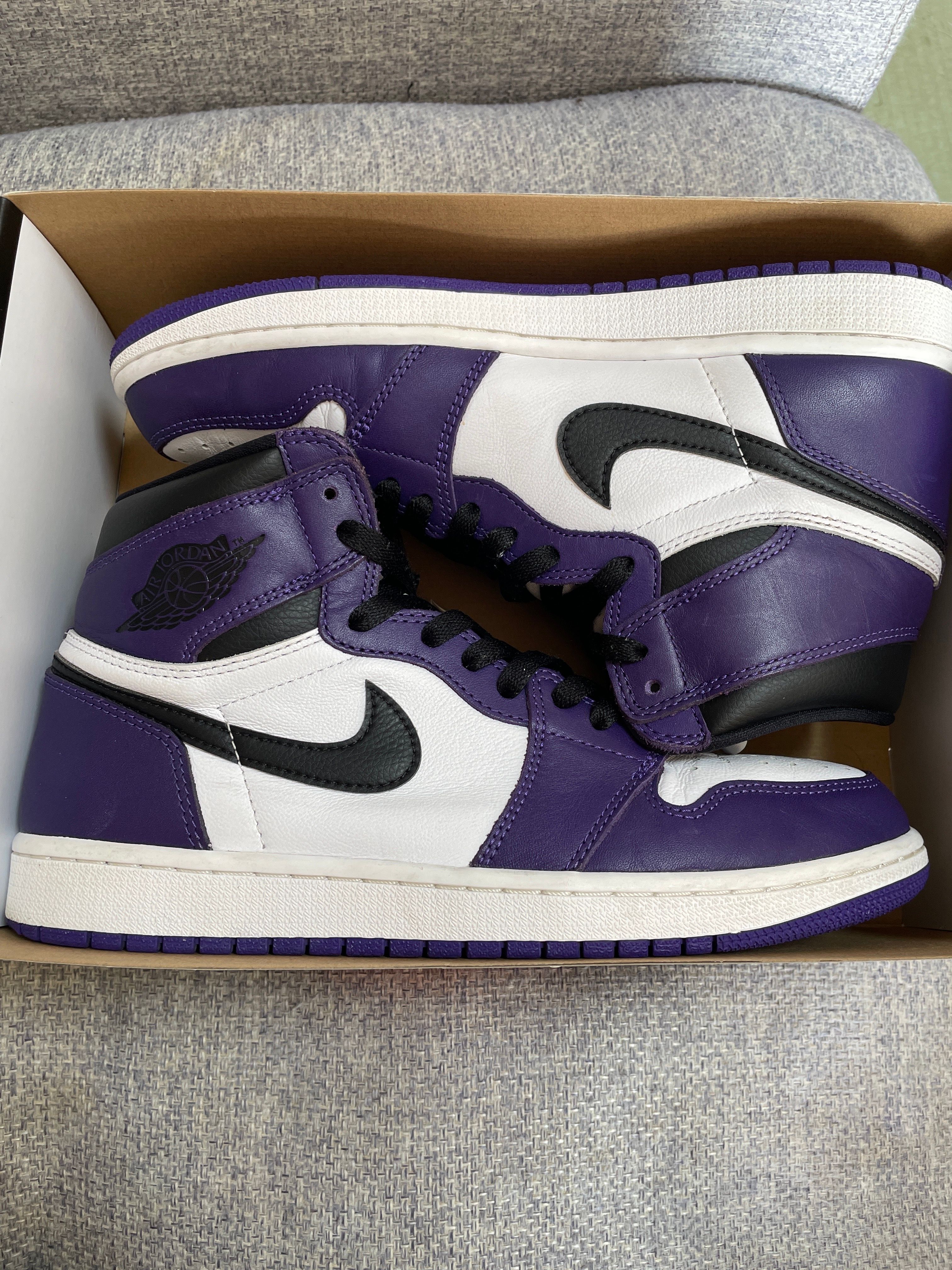 Nike Air Jordan 1 Retro High OG "Court Purple White/Black" (2020)   