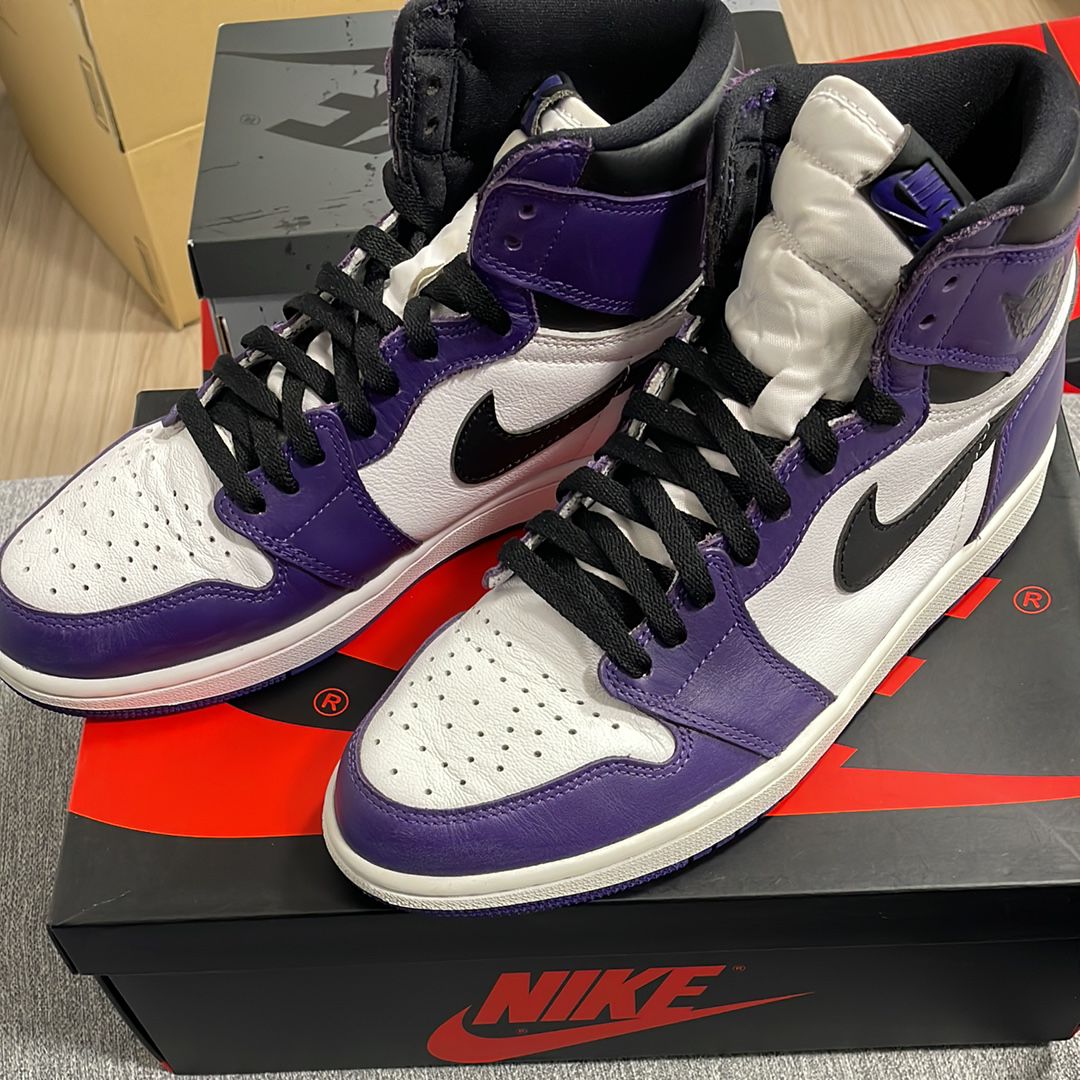 Nike Air Jordan 1 Retro High OG "Court Purple White/Black" (2020)