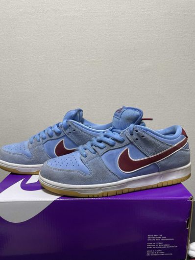 Nike SB Dunk Low Pro "Philadelphia Phillies/Valor Blue and Team Maroon"