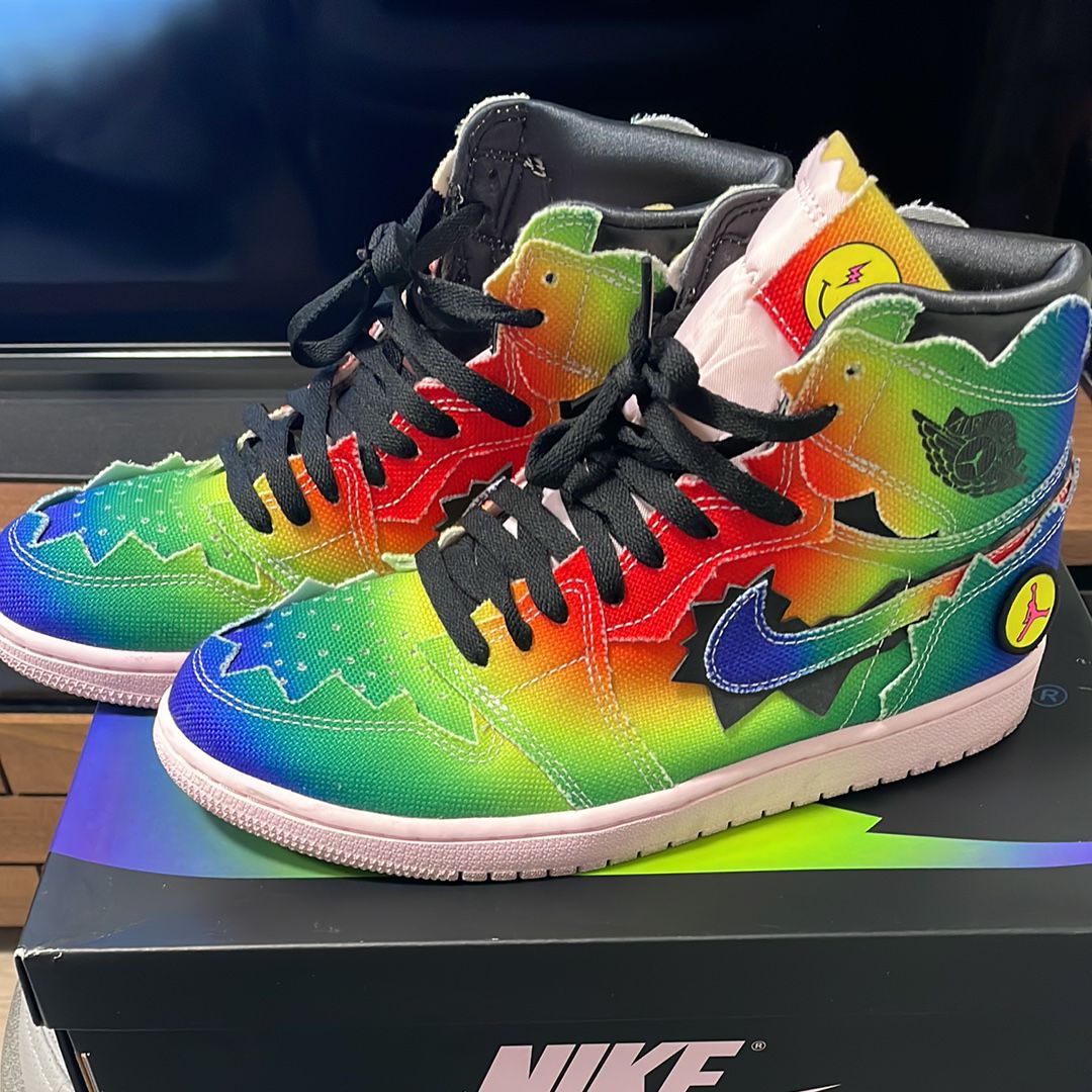 J Balvin × Nike Air Jordan 1 High OG "Rainbow"