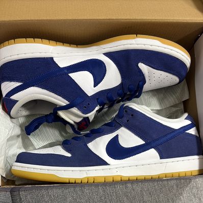 Nike SB Dunk Low "Los Angeles Dodgers/Deep Royal Blue"