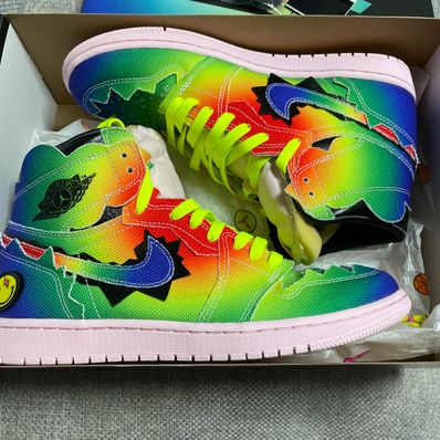 J Balvin × Nike Air Jordan 1 High OG "Rainbow"