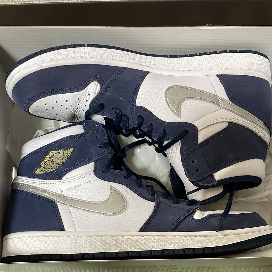 Nike Air Jordan 1 High OG CO.JP "White/Midnight Navy" (2020)(ブリーフケースなし)