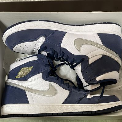 Nike Air Jordan 1 High OG CO.JP "White/Midnight Navy" (2020)(ブリーフケースなし)