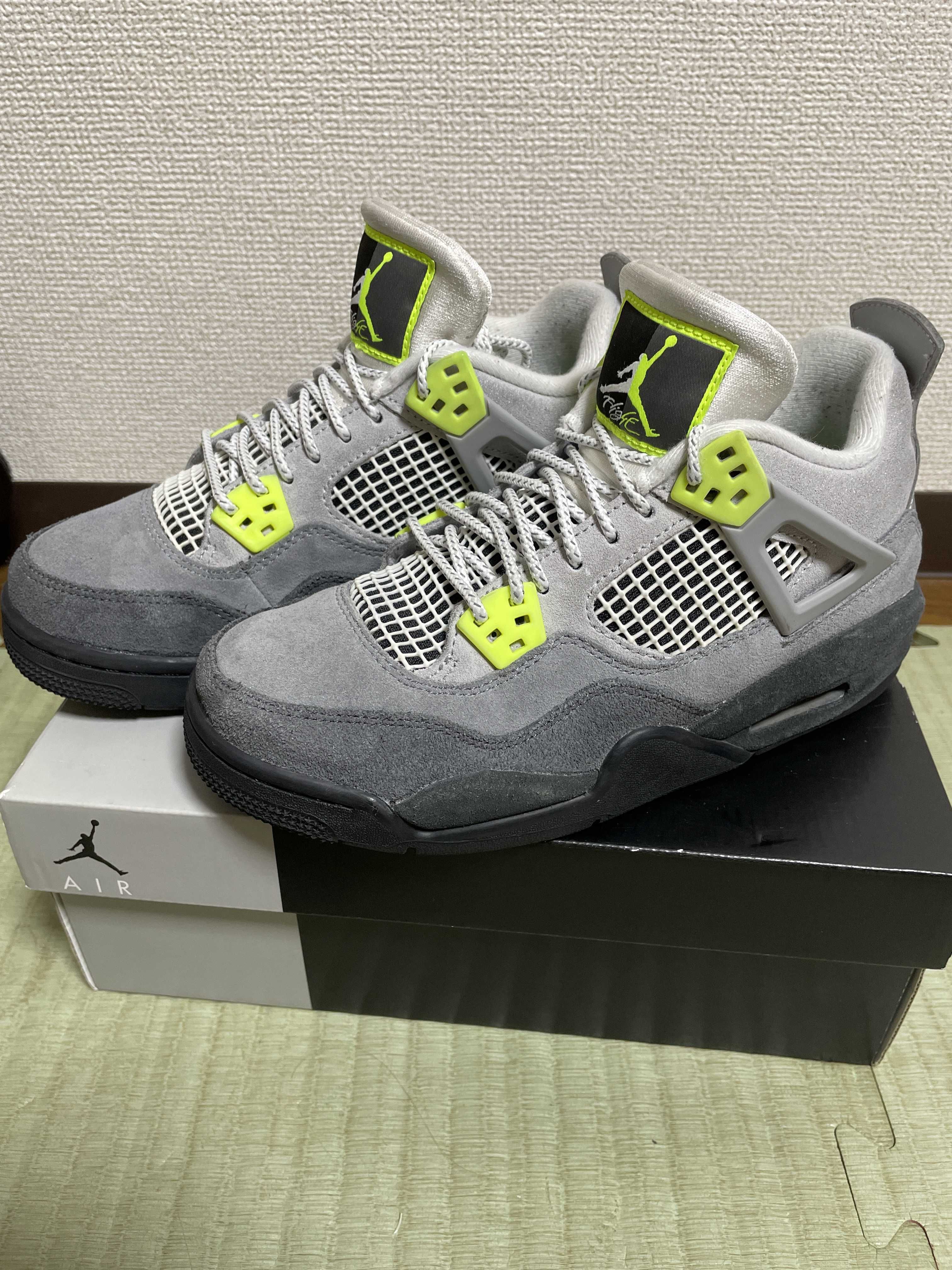 NIKE AIR JORDAN 4 RETRO SE GS "NEON"