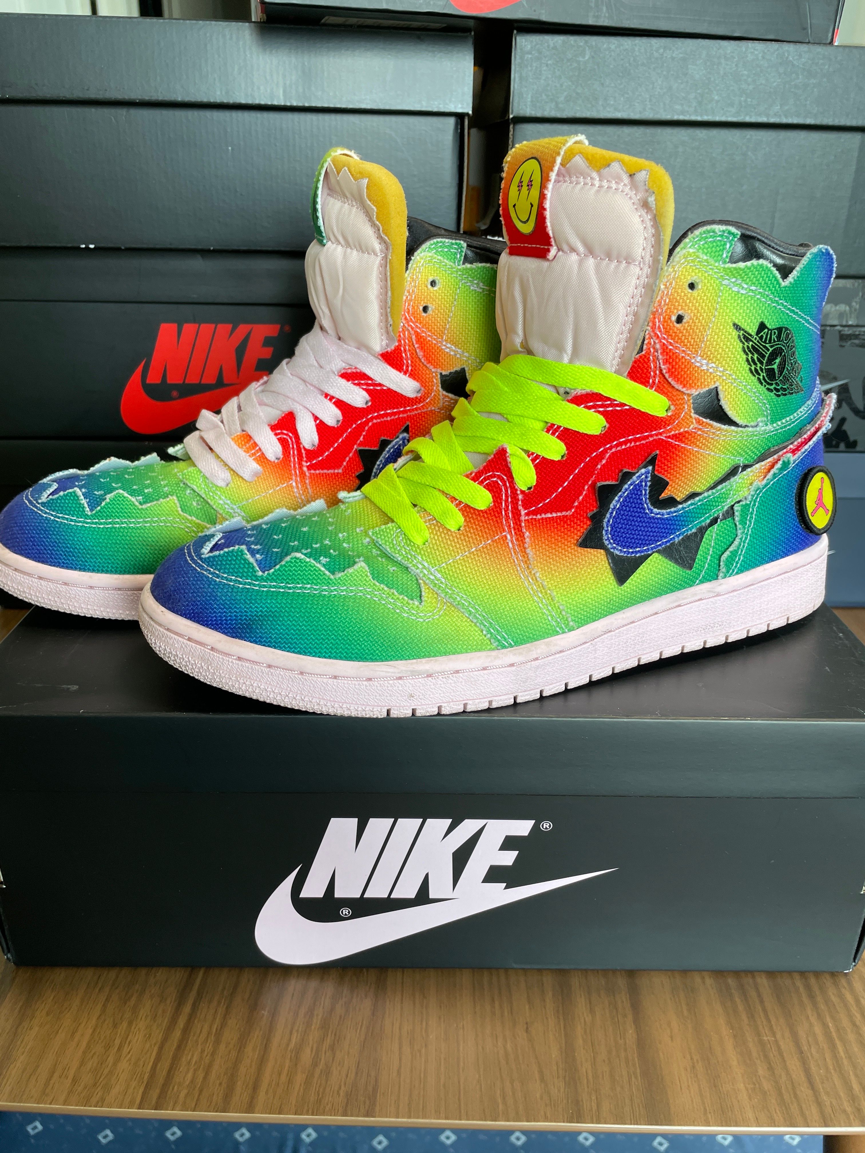 J Balvin × Nike Air Jordan 1 High OG "Rainbow"