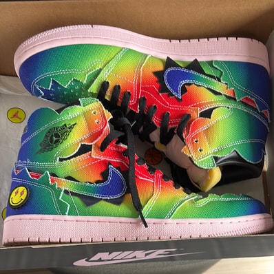 J Balvin × Nike Air Jordan 1 High OG "Rainbow"