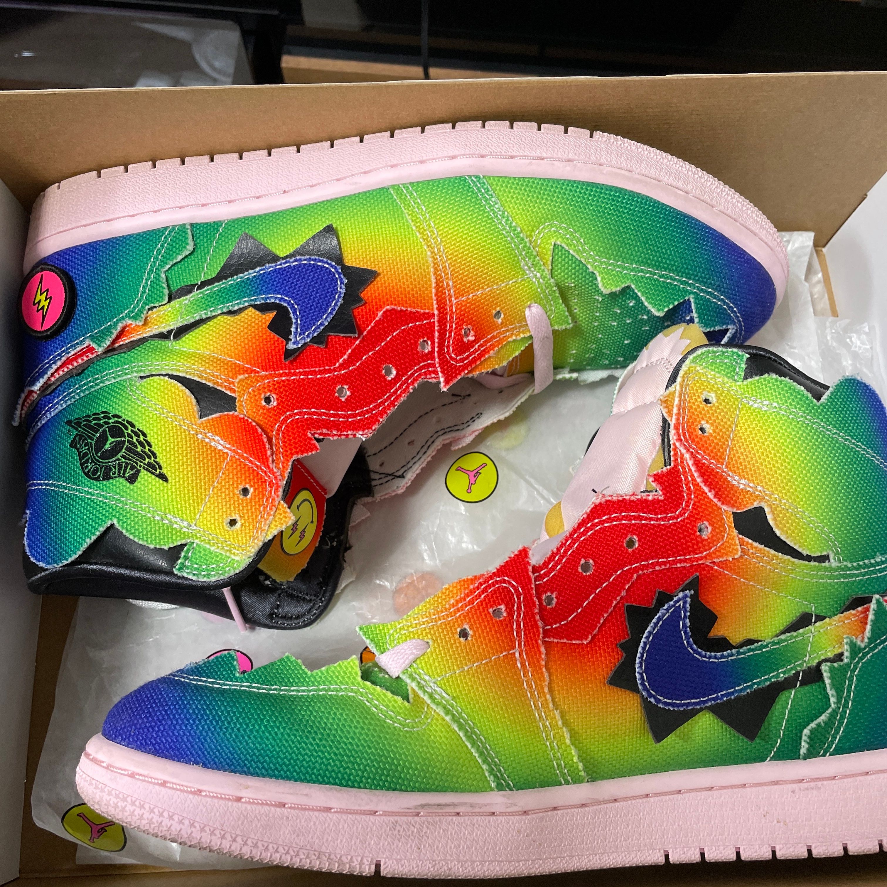 J Balvin × Nike Air Jordan 1 High OG "Rainbow"