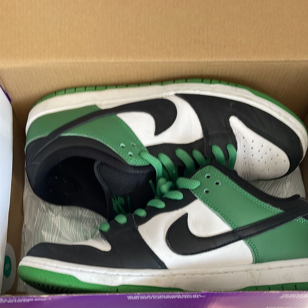 Nike SB Dunk Low Pro "Black and Classic Green"