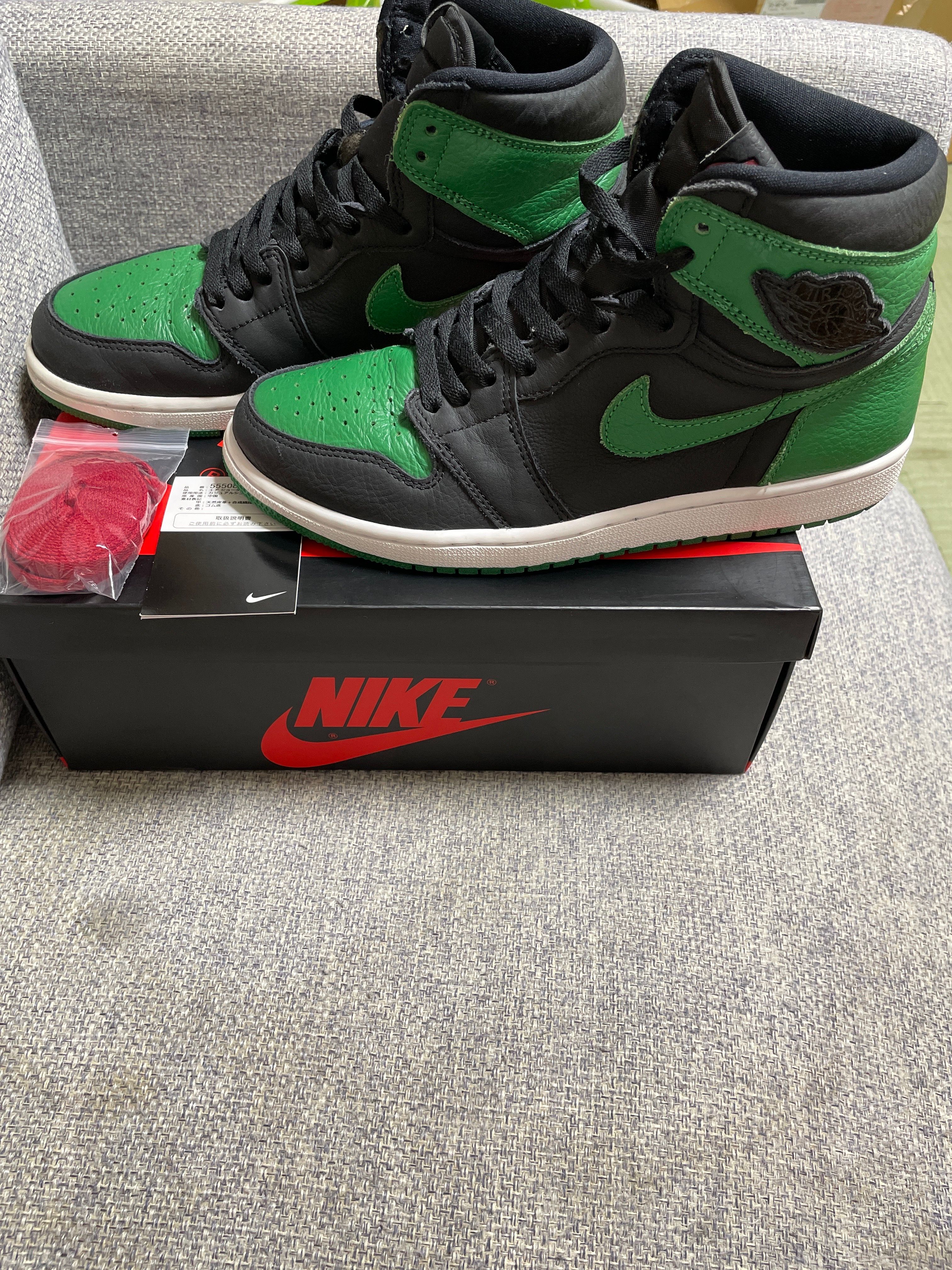 Nike Air Jordan 1 Retro High OG "Black/Pine Green" (2020)      