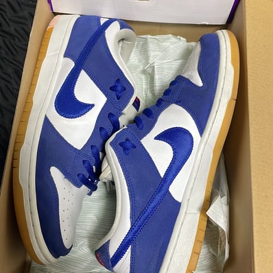 Nike SB Dunk Low "Los Angeles Dodgers/Deep Royal Blue"