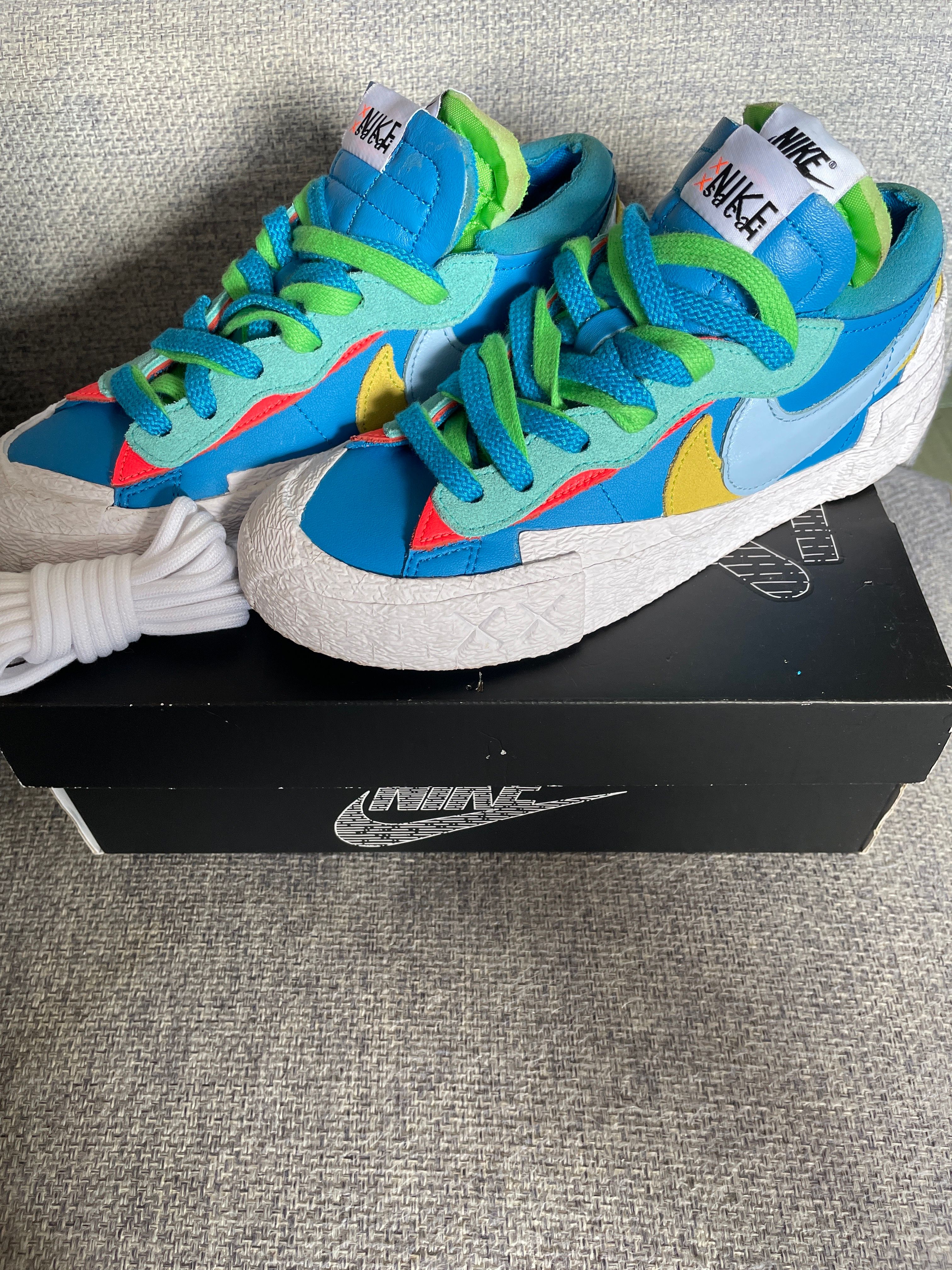 KAWS × sacai × Nike Blazer Low "Neptune Blue"