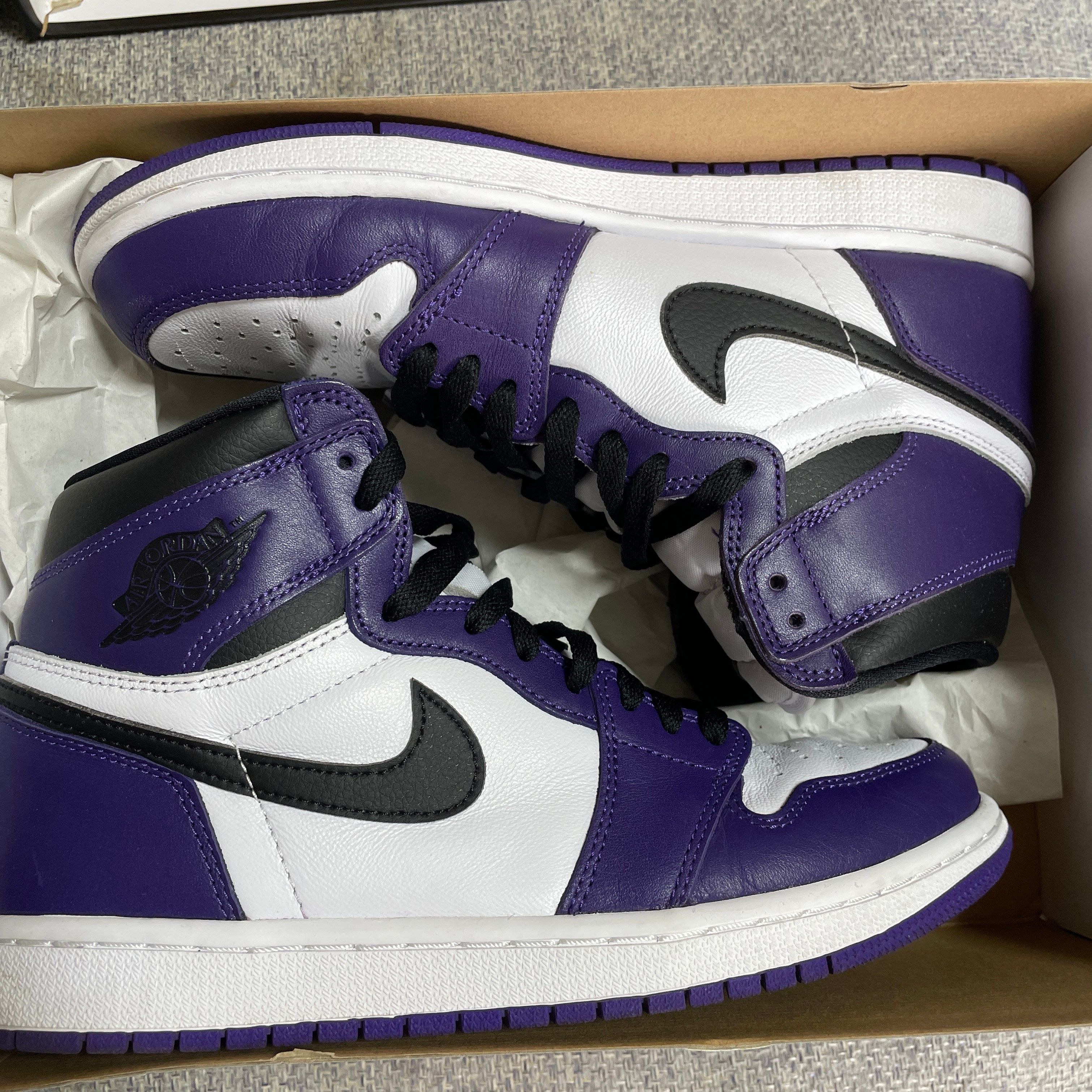 Nike Air Jordan 1 Retro High OG "Court Purple White/Black" (2020)