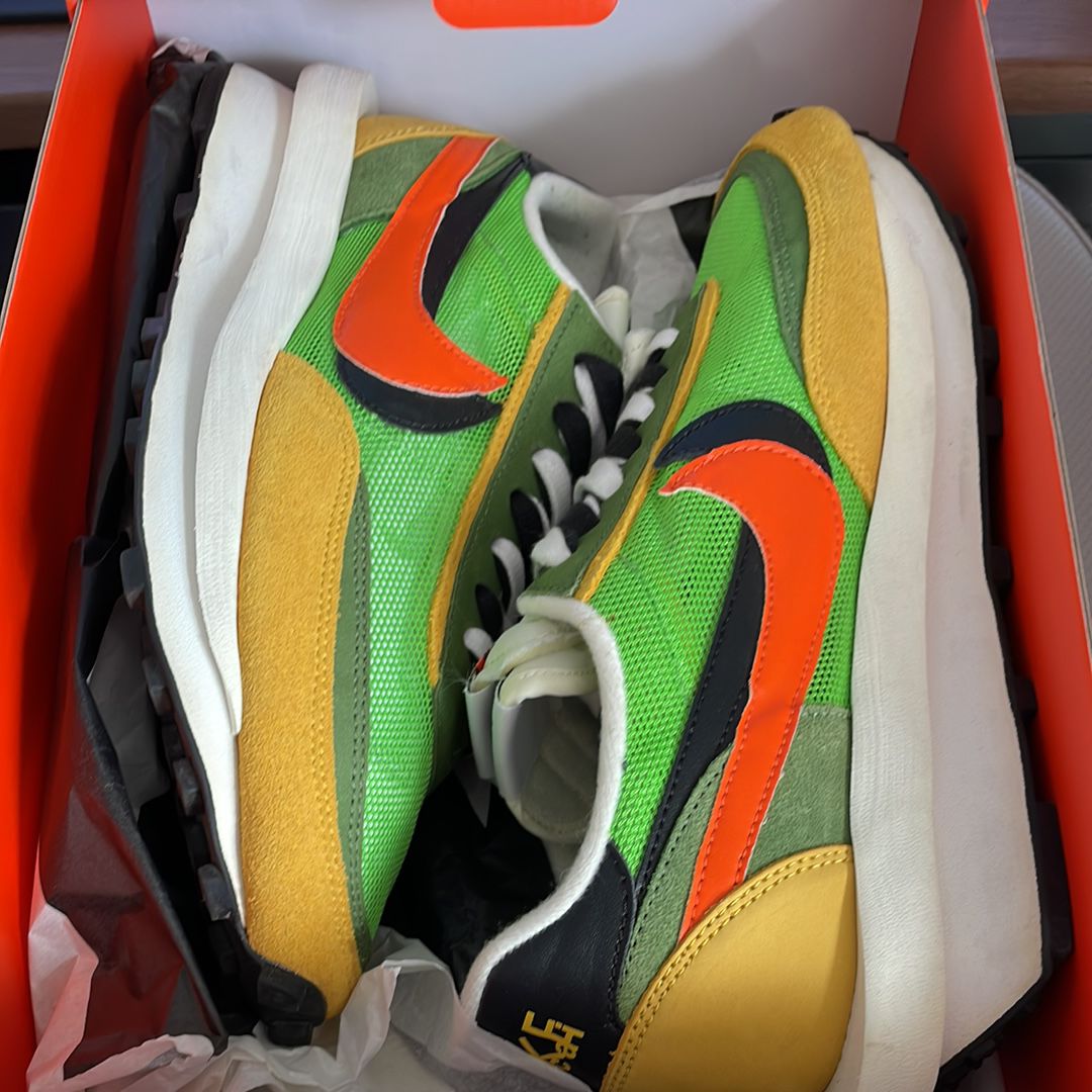 sacai × Nike LDV Waffle "Green"