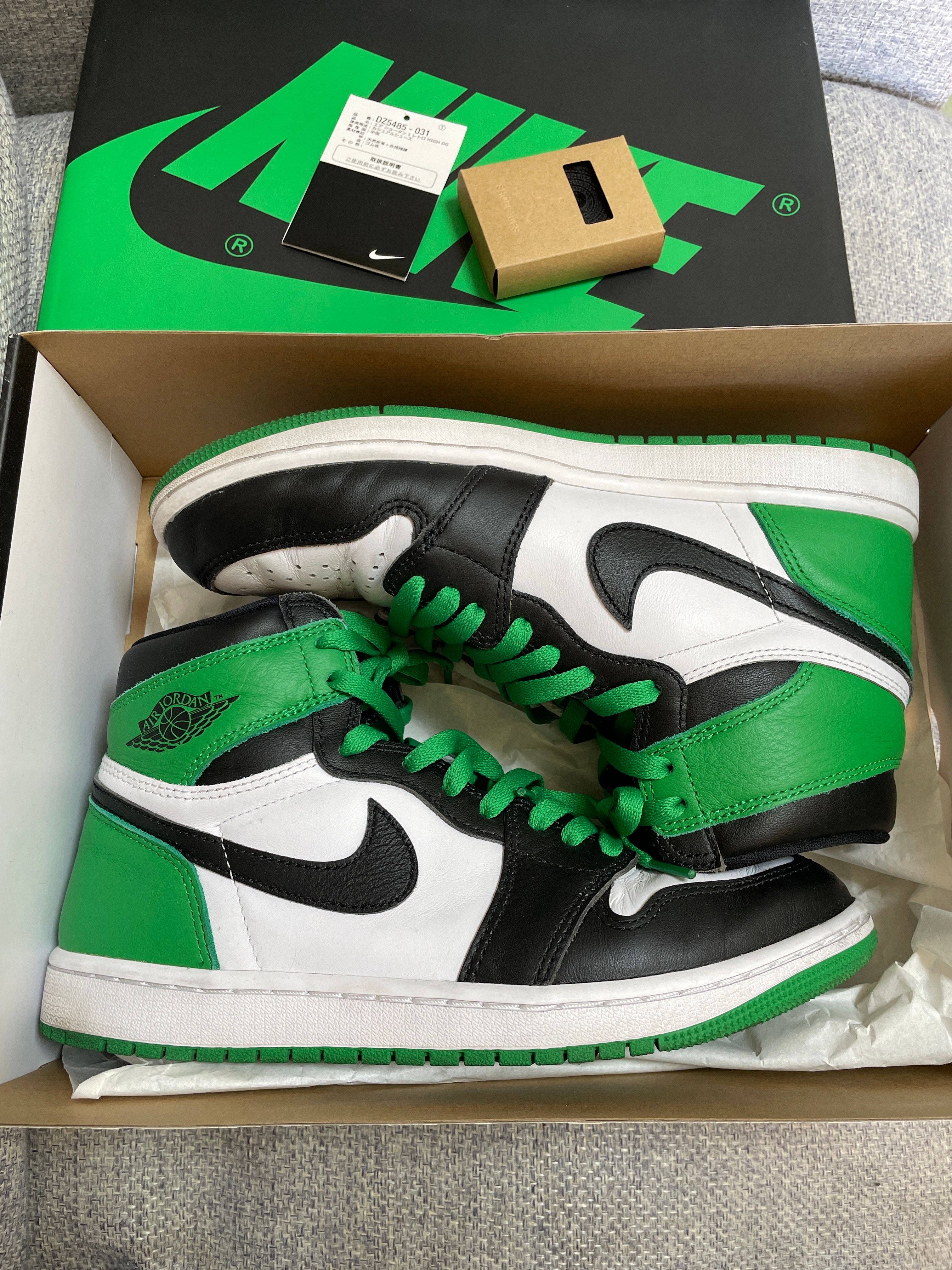 Nike Air Jordan 1 Retro High OG "Celtics/Black and Lucky Green" (2023)