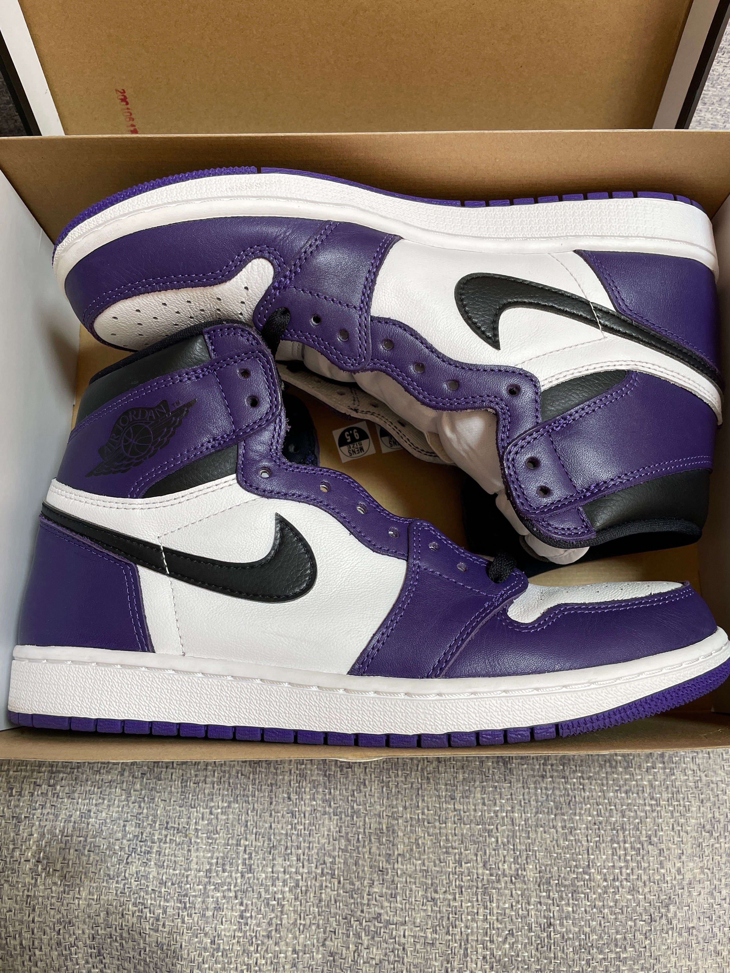 Nike Air Jordan 1 Retro High OG "Court Purple White/Black" (2020)