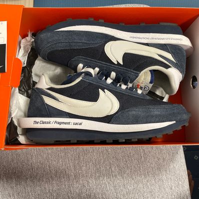 Fragment × sacai × Nike LD Waffle "Blackended Blue"