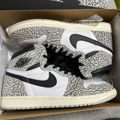 Nike Air Jordan 1 High OG "White Cement/Safari"