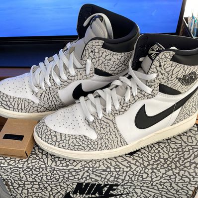 Nike Air Jordan 1 High OG "White Cement/Safari"