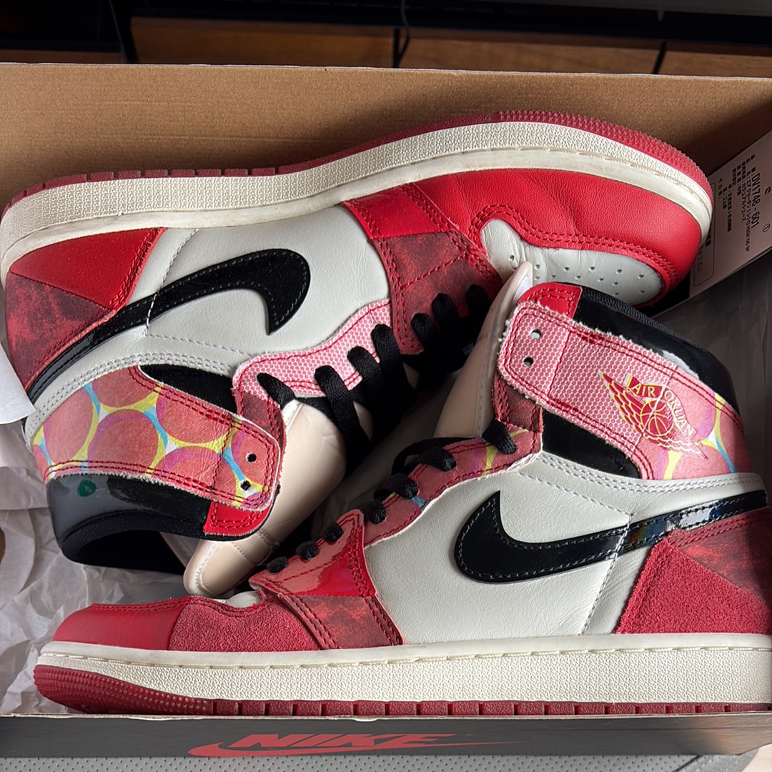 Spider-Man × Nike Air Jordan 1 Retro High OG SP "Spider-Man: Across the Spider-Verse/University Red"