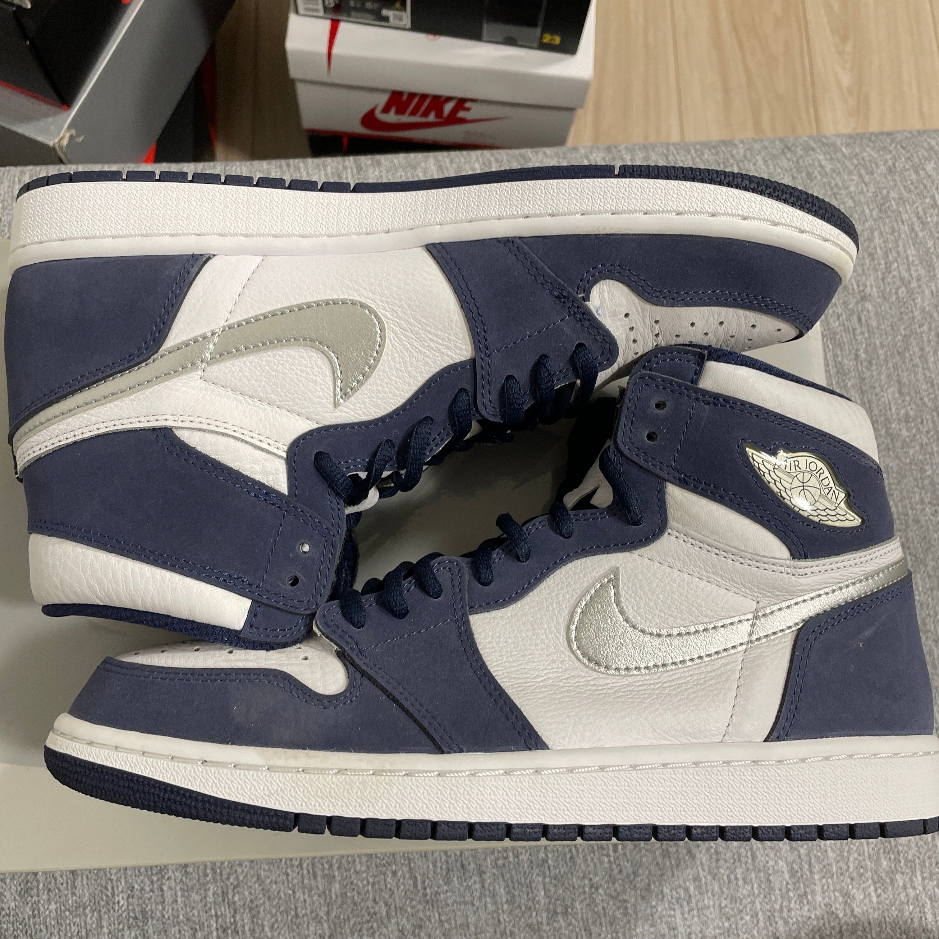Nike Air Jordan 1 High OG CO.JP "White/Midnight Navy" (2020)(ブリーフケースなし)